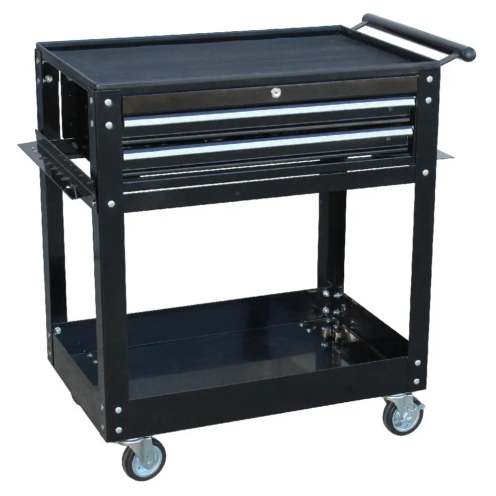 SP TOOLS 2 Drawer Custom Trolley Black SP40107