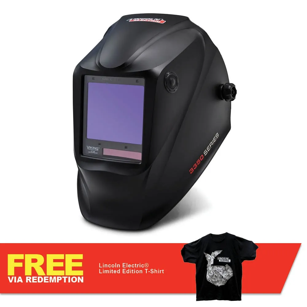 LINCOLN Electric Viking 4C 3350 Series 4 Welding Helmet Black K3034-4