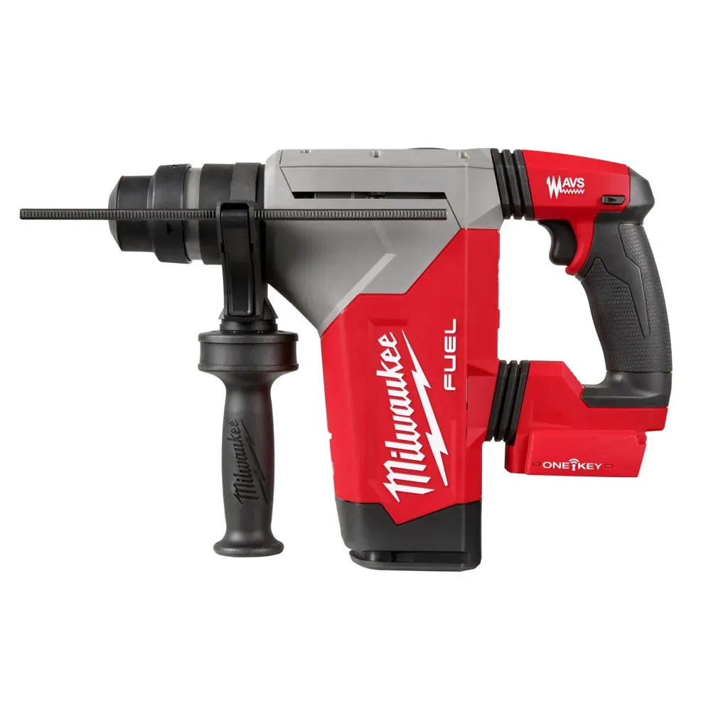 MILWAUKEE 18V FUEL Brushless 28mm 2 x 8.0Ah SDS Plus Rotary Hammer w/ ONE-KEY Kit M18FHP-802FC