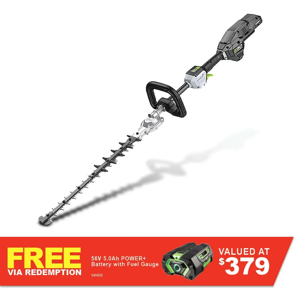 EGO POWER+ 56V Commercial 53cm / 28mm Short Fixed Pole Hedge Trimmer Skin HTX5300-P