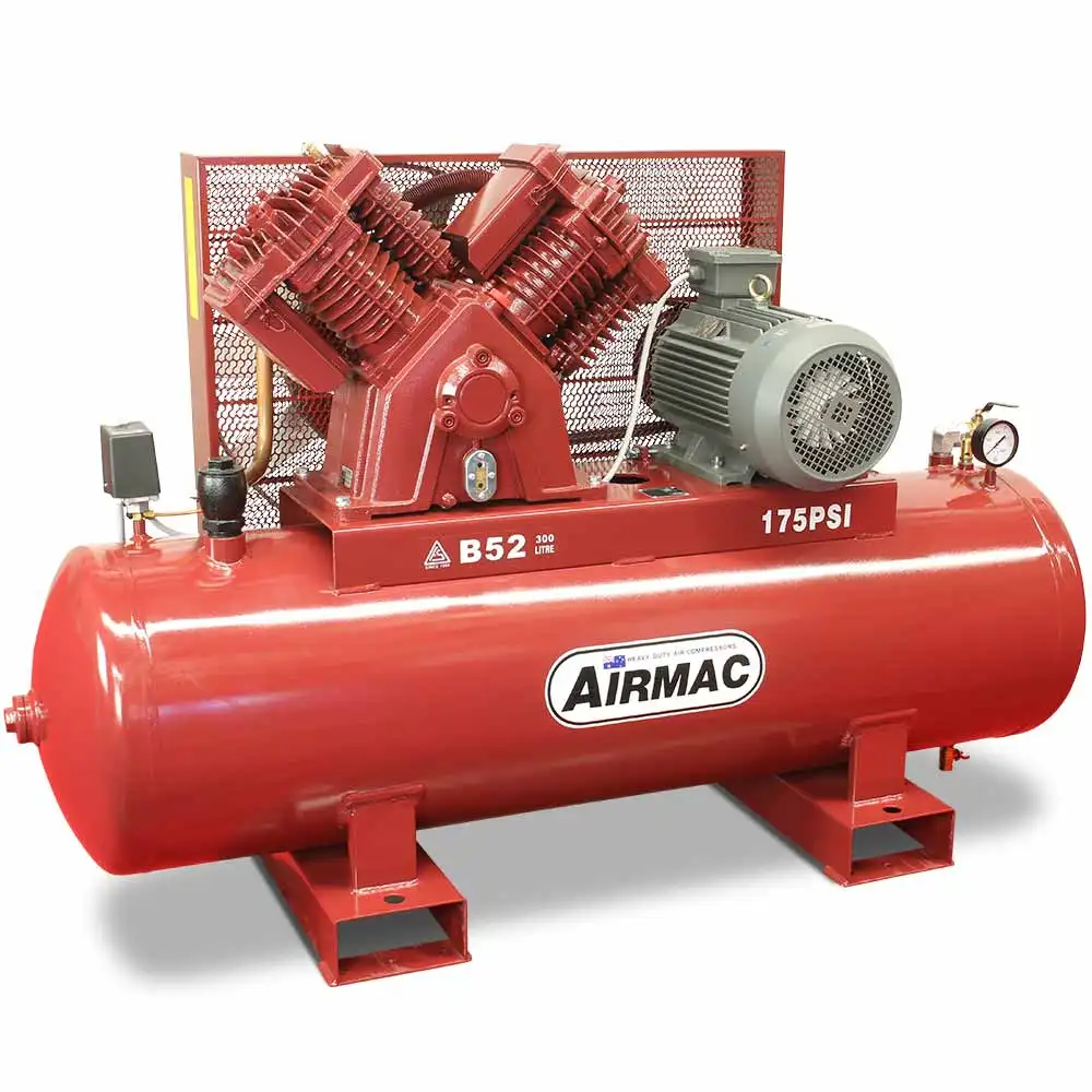 AIRMAC 415V 10hp 300l 1,050 L/Min Air Compressor AM B52 415V