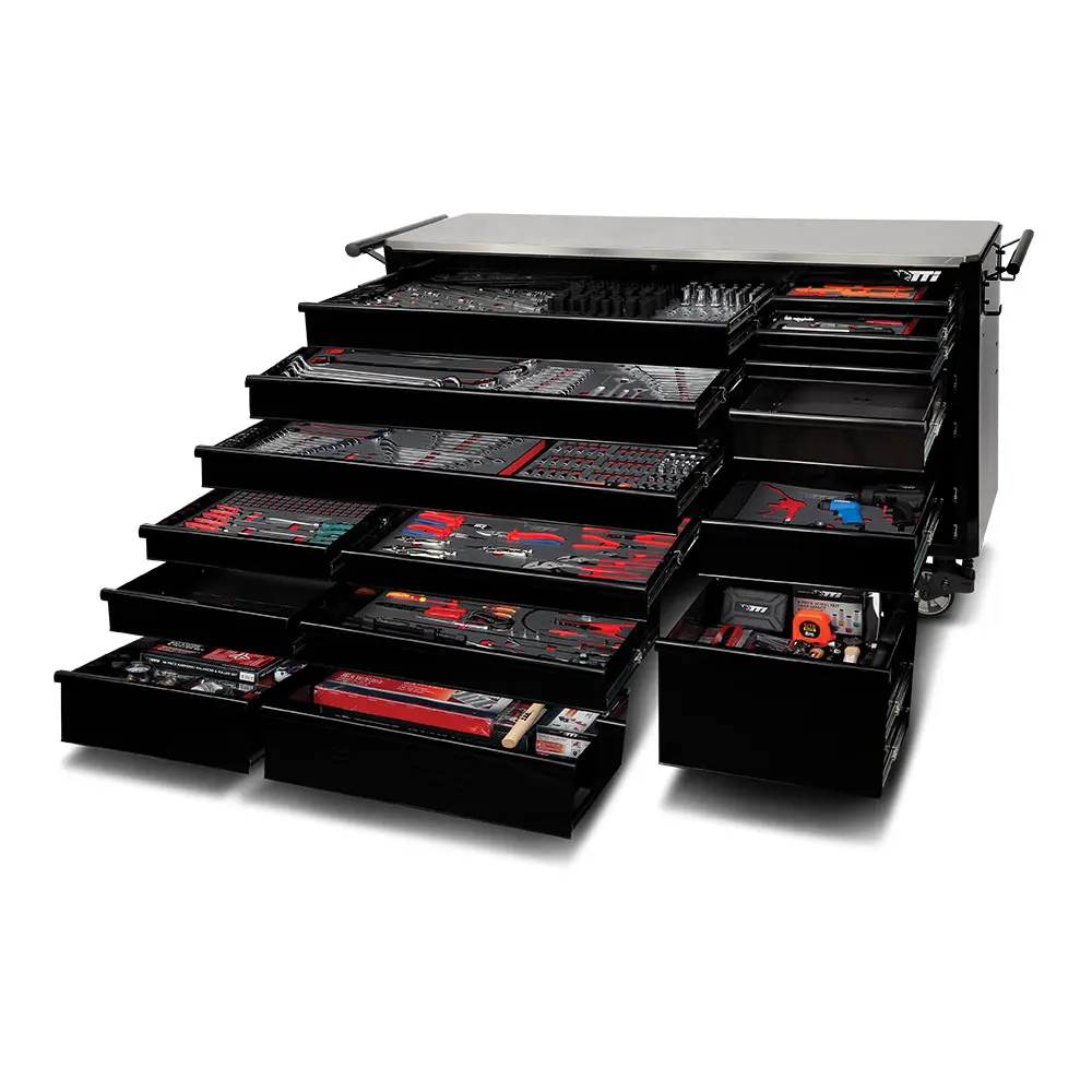 TTI 1045 Piece 72" 15 Drawer Tool Trolley Kit TTK7215