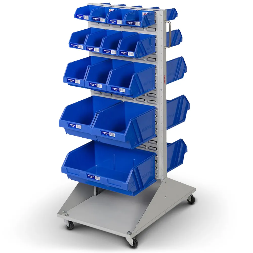 FISCHER Storage Combo Trolley Package (Inc 28 Bins + Labels) 1H-100