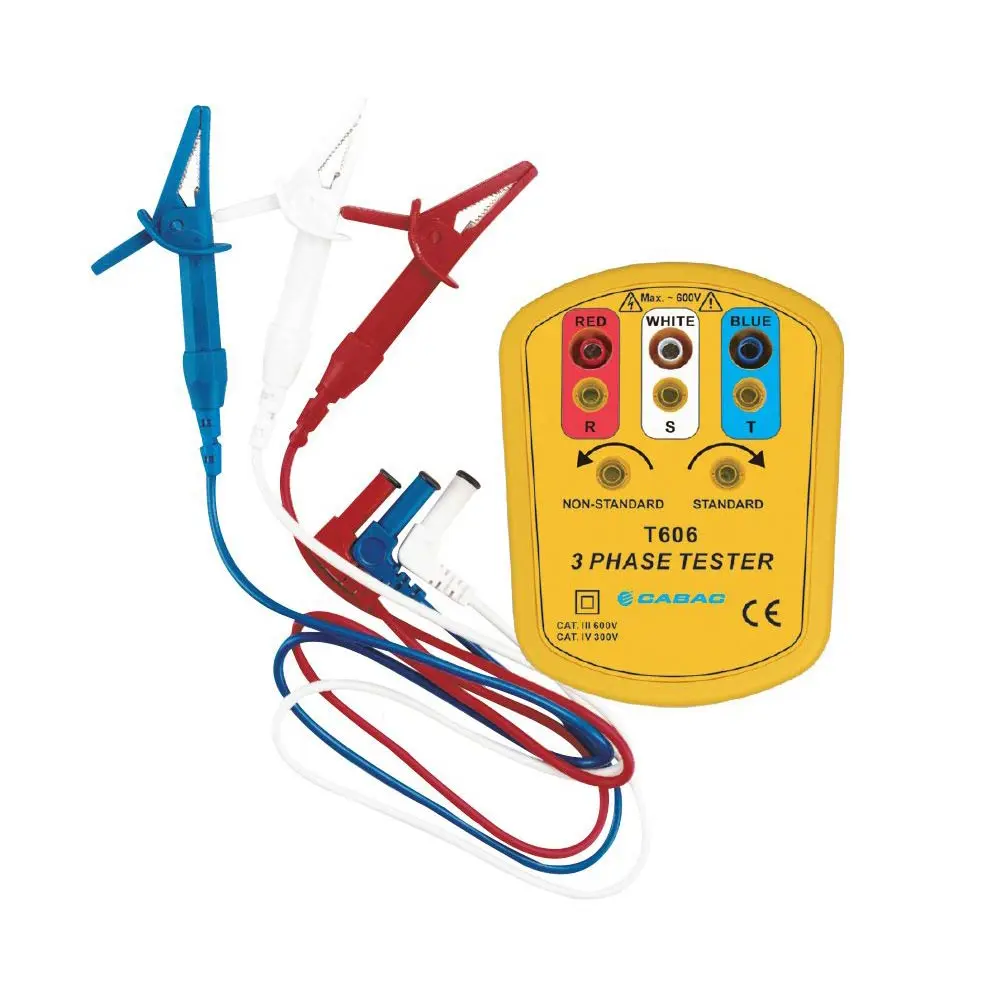 CABAC 500V Cat 3 Phase Rotation Tester T606