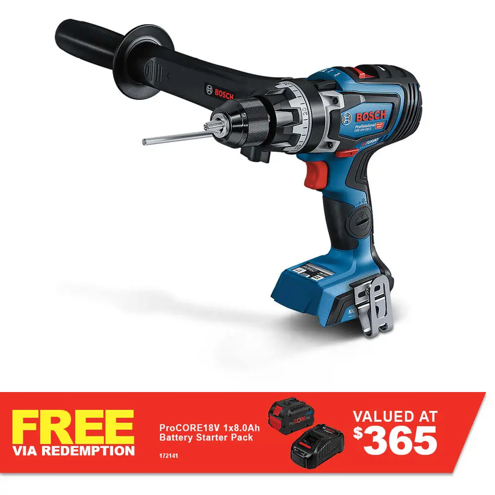 BOSCH 18V BITURBO Brushless 13mm Hammer Drill Skin GSB 18V-150 C 0615990M9U