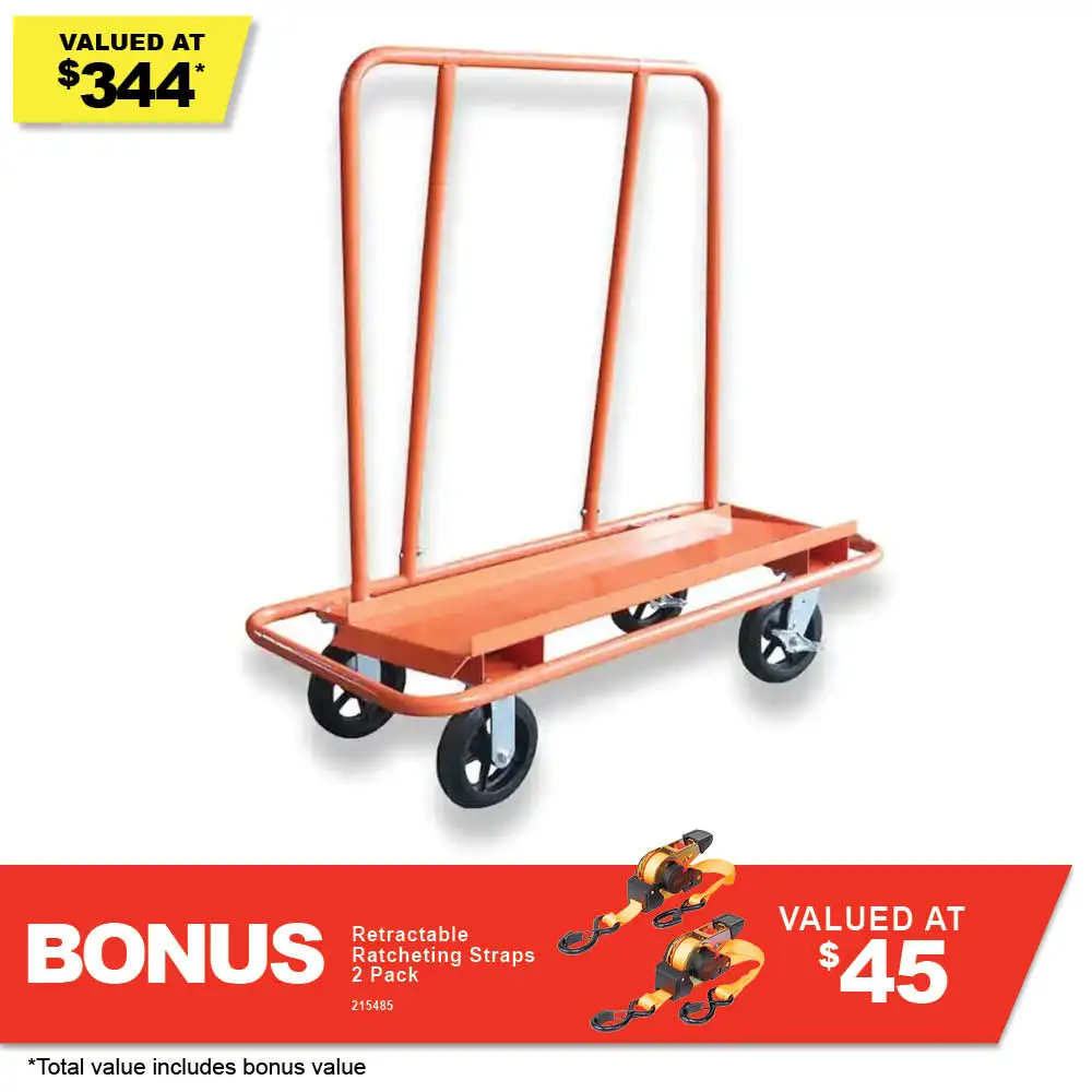 GUARDALL 1000kg Plasterboard & Panel Trolley GABT1000