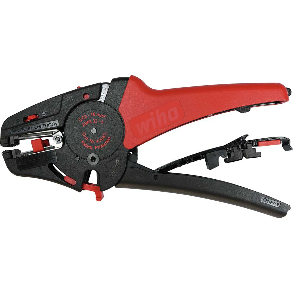 WIHA 200mm Automatic Wire Stripper Plier Plastic Handle 42062