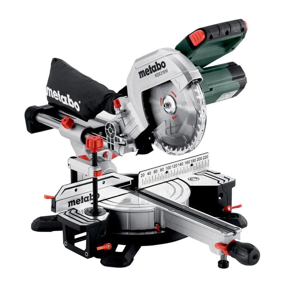 METABO 1200W 216mm Slide Compound Mitre Saw KGS216M 613216190 613216190