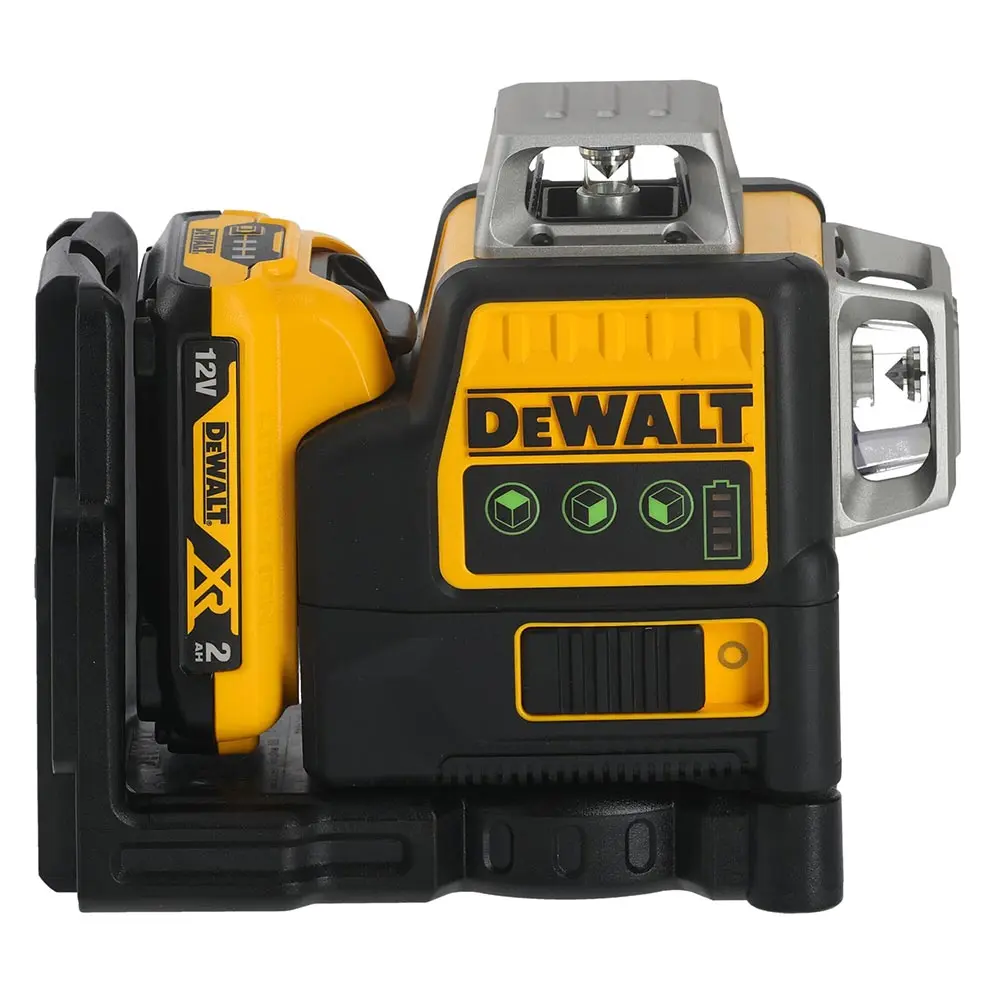 DEWALT 12V 3 x 360° Multi-Line Laser Level Green Kit DCE089D1G-XE