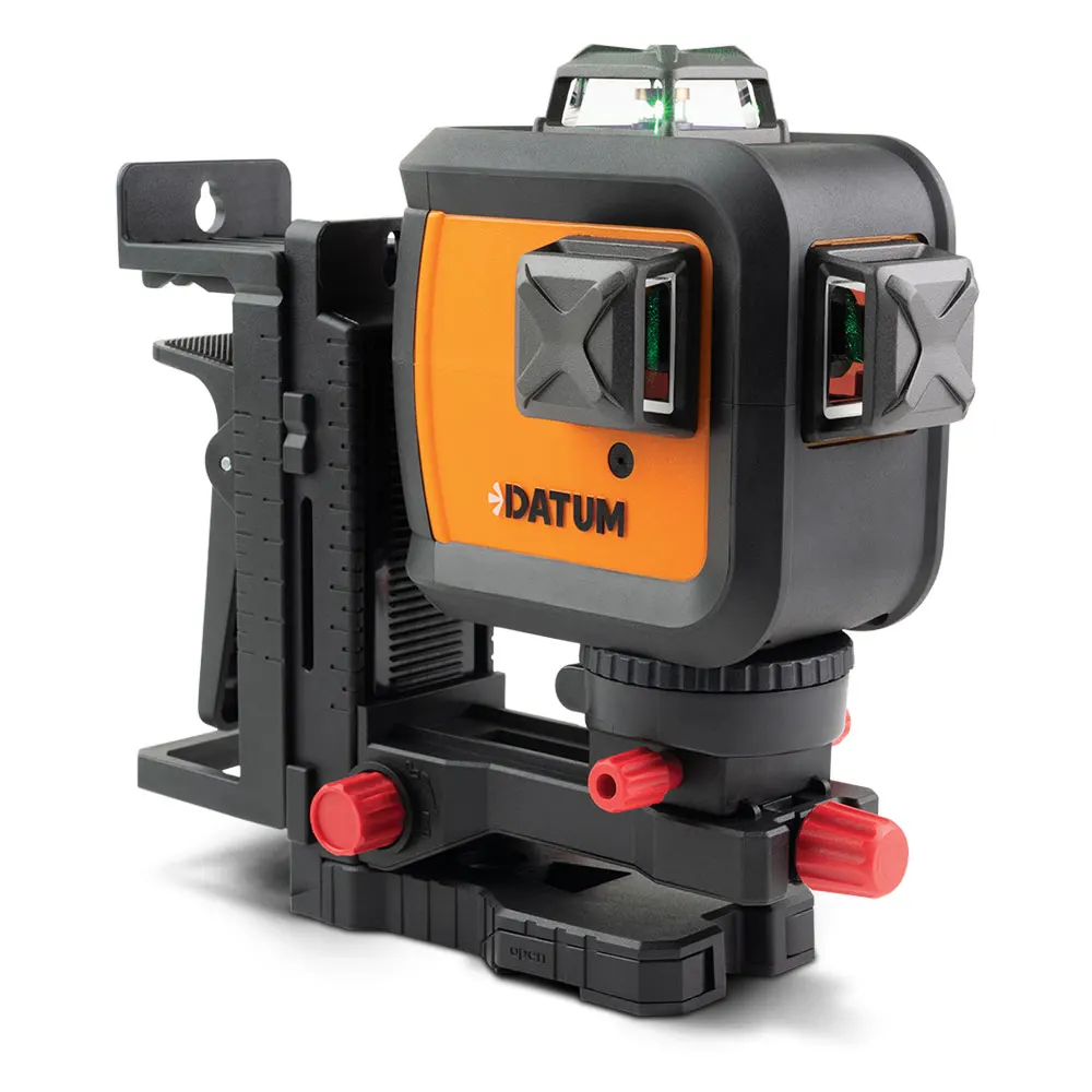 DATUM Green Beam 3 x 360degree Multi-Line Laser Level Kit DT3X360GS2