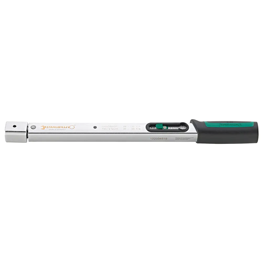STAHLWILLE 25-130Nm 730 Quick Torque Wrench Compatible w/ 14 x 18mm Insert Tools 50184012