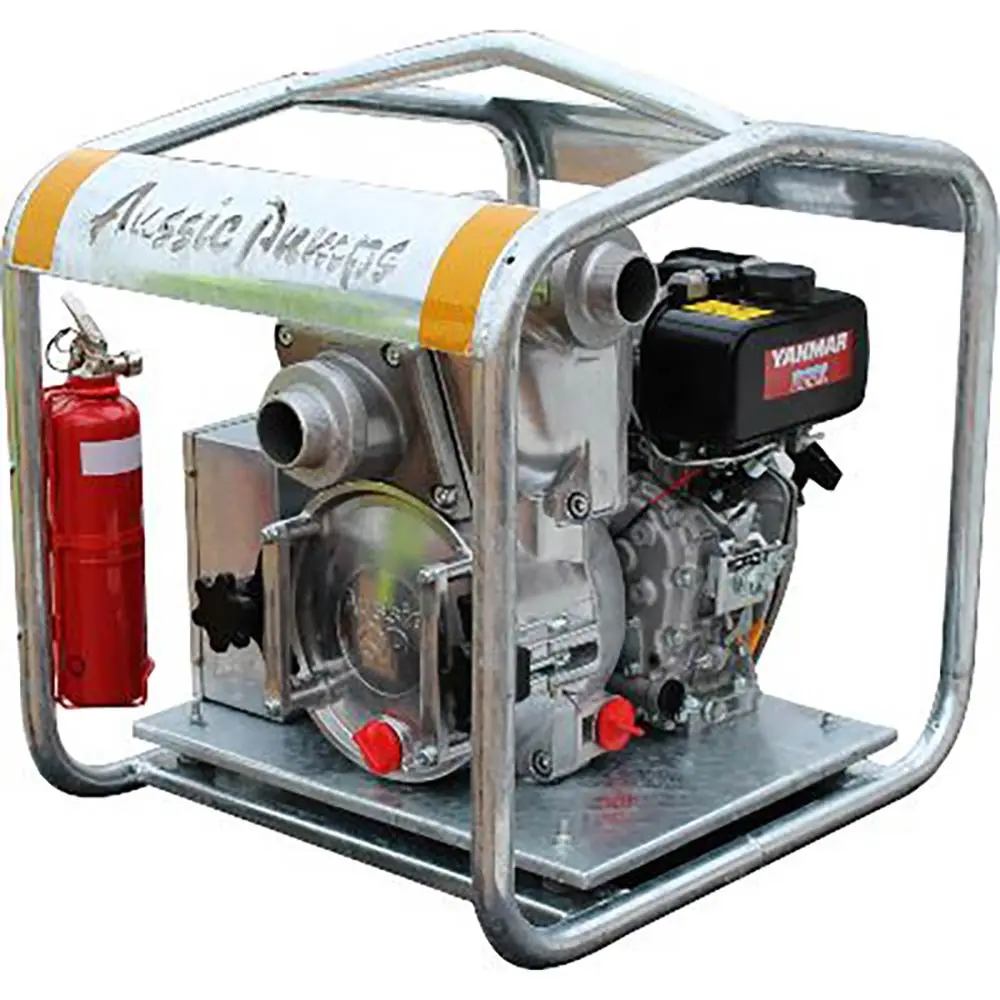 AUSSIE PUMPS 4.8HP 3" Electric Start Diesel Trash Pump QP300T/L48EMS2