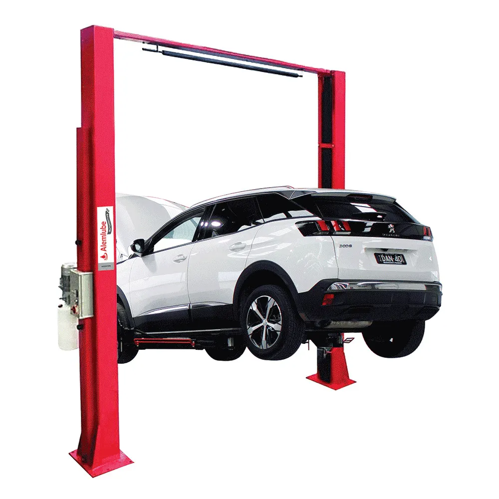 ALEMLUBE Automotive 5T Electro-Hydraulic Clear Floor Hoist AA50CF2PN