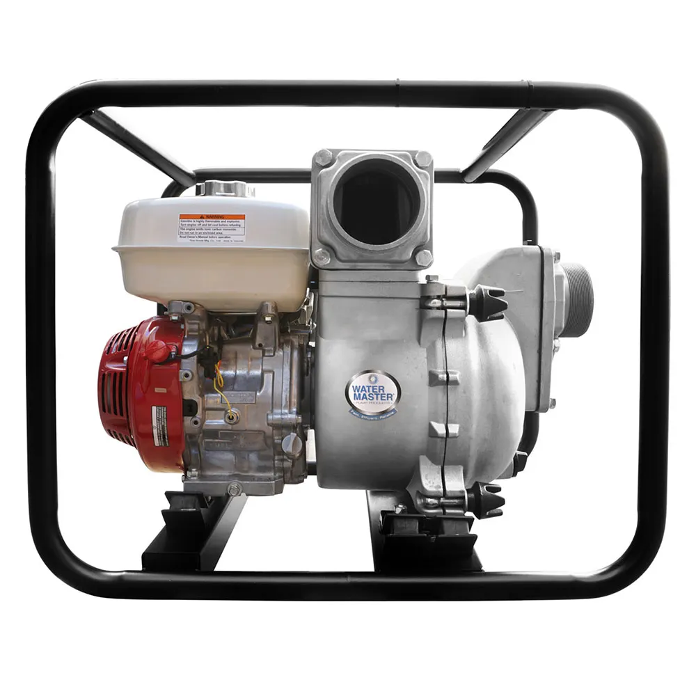 WATER MASTER 4inch 8.5hp 28m Max Lift 2000l/Min Max Flo Petrol Trash Pump MH40TE-2