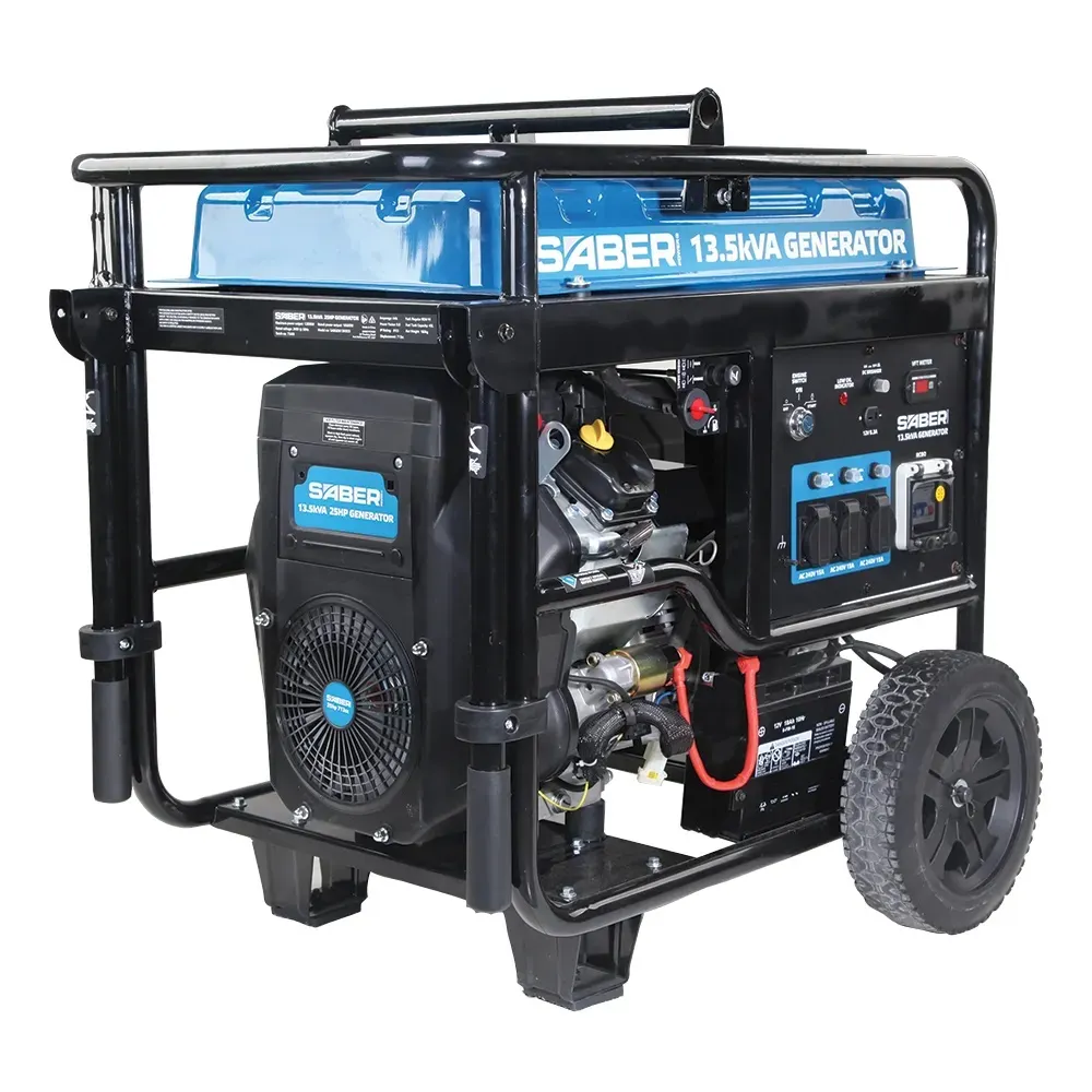 SABER 12000W 25HP Backup Key Start Petrol Generator SABG13KE