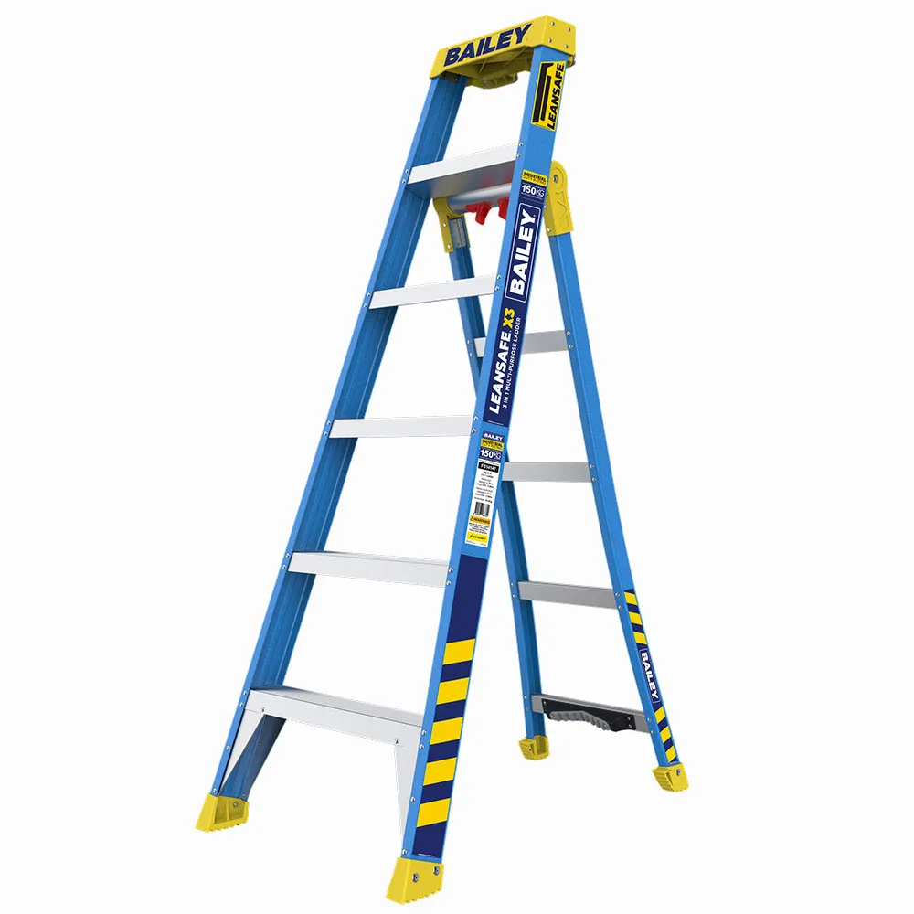 BAILEY 1.8m 150kg X3 Fibreglass SLS 3 in 1 Ladder FS14147