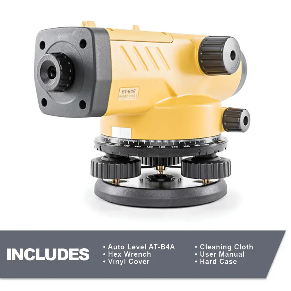 TOPCON Dumpy Level Automatic 24x Magnification AT-B4 101237953