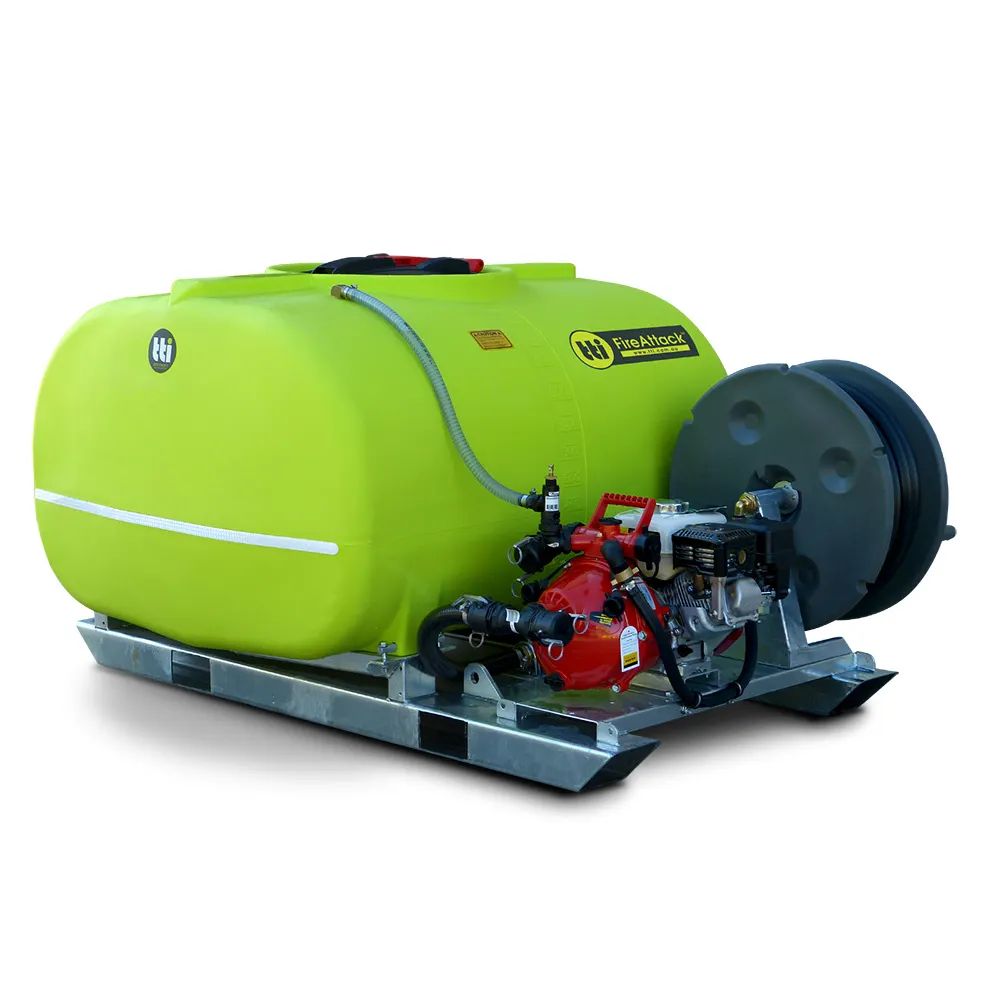 TRANS TANK INTERNATIONAL 1000L FireAttack Deluxe Slip-On Skid Fire Fighting Unit I-06046