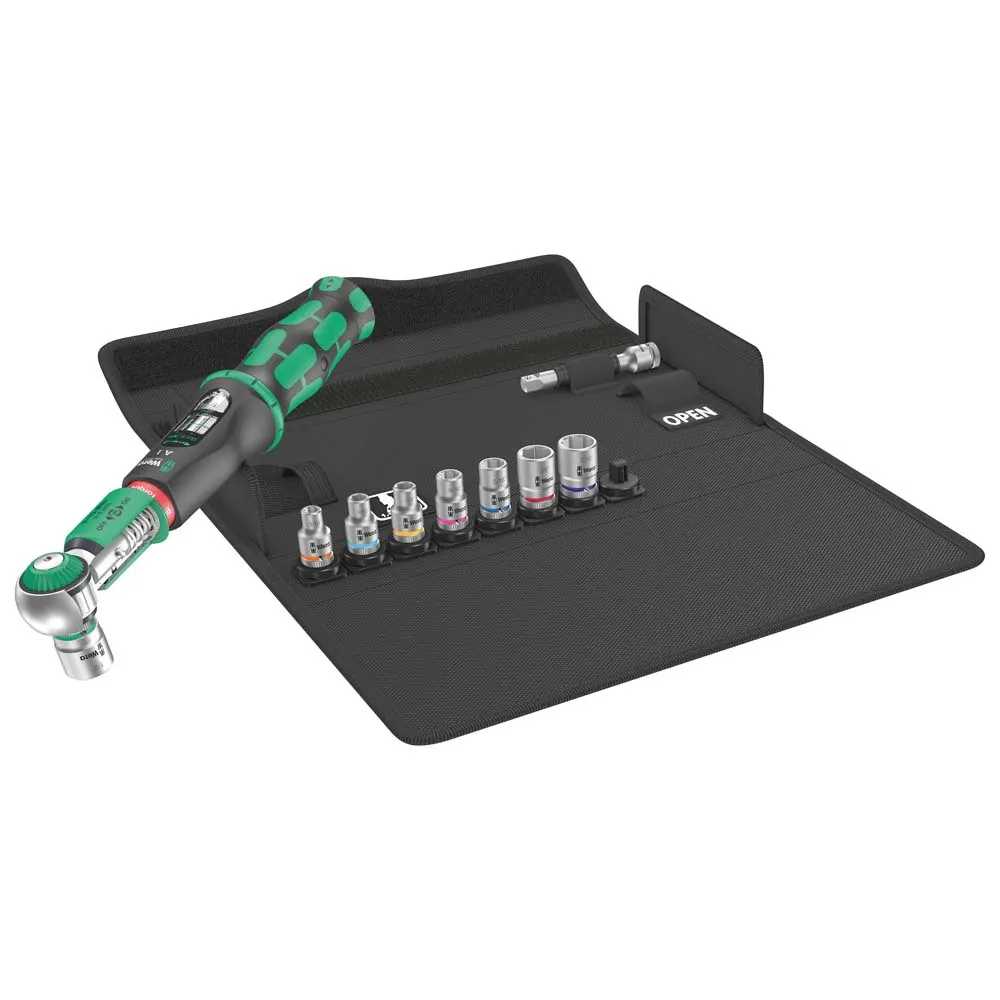 WERA Safe-Torque A 1 Imperial Set 1 1/4" Square Head Drive 2-12Nm - 10 Piece WER075831