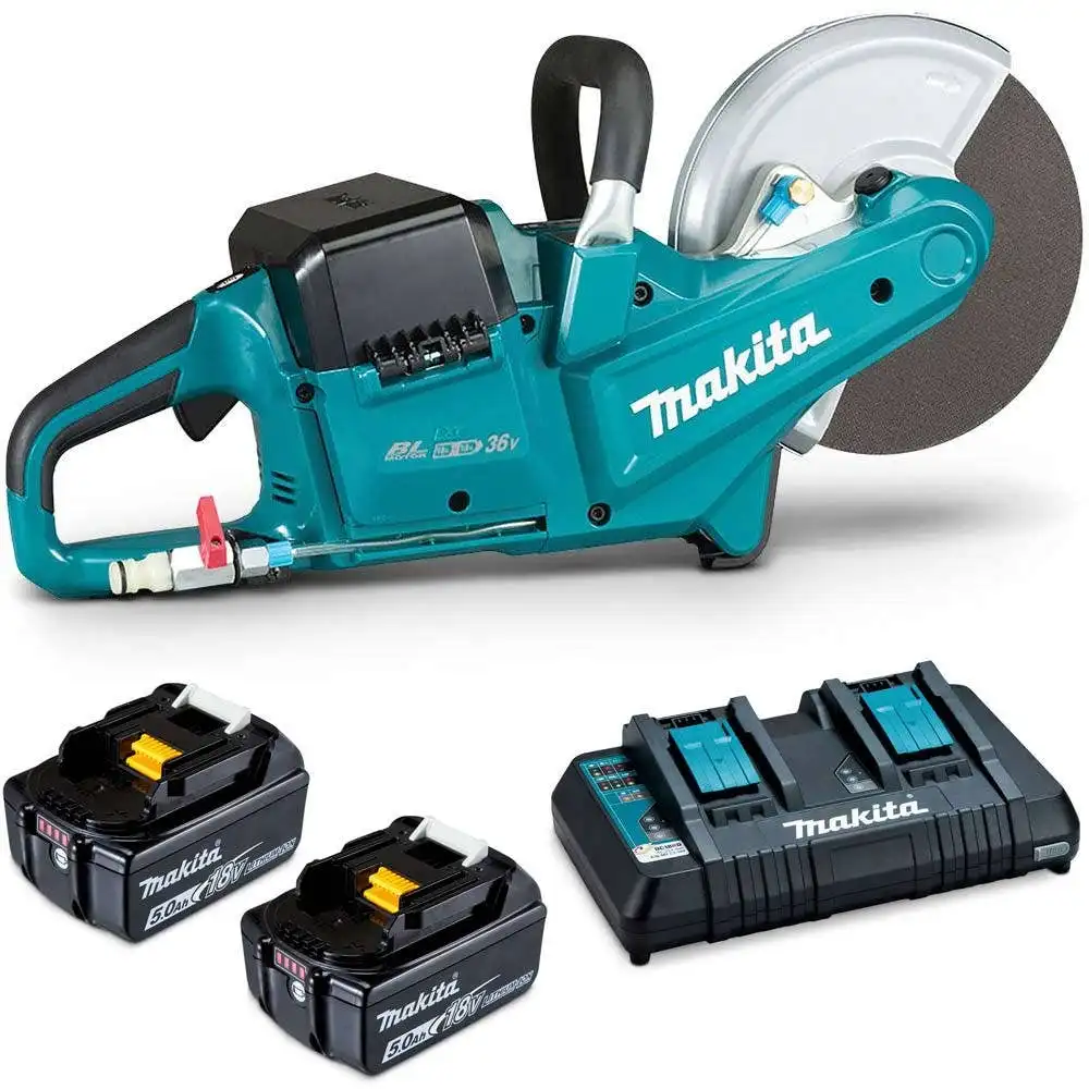 MAKITA 18V Brushless 2 x 5.0Ah Power Cut Saw Kit DCE090PT2