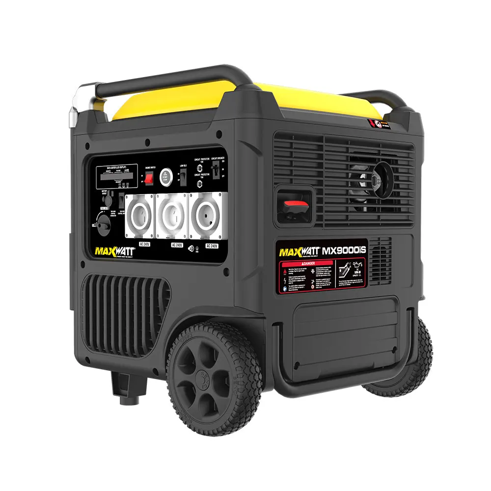 MAXWATT 9000W Electric/Remote Start w/ 2 Wire Auto Start Digital Inverter Generator MX9000IS