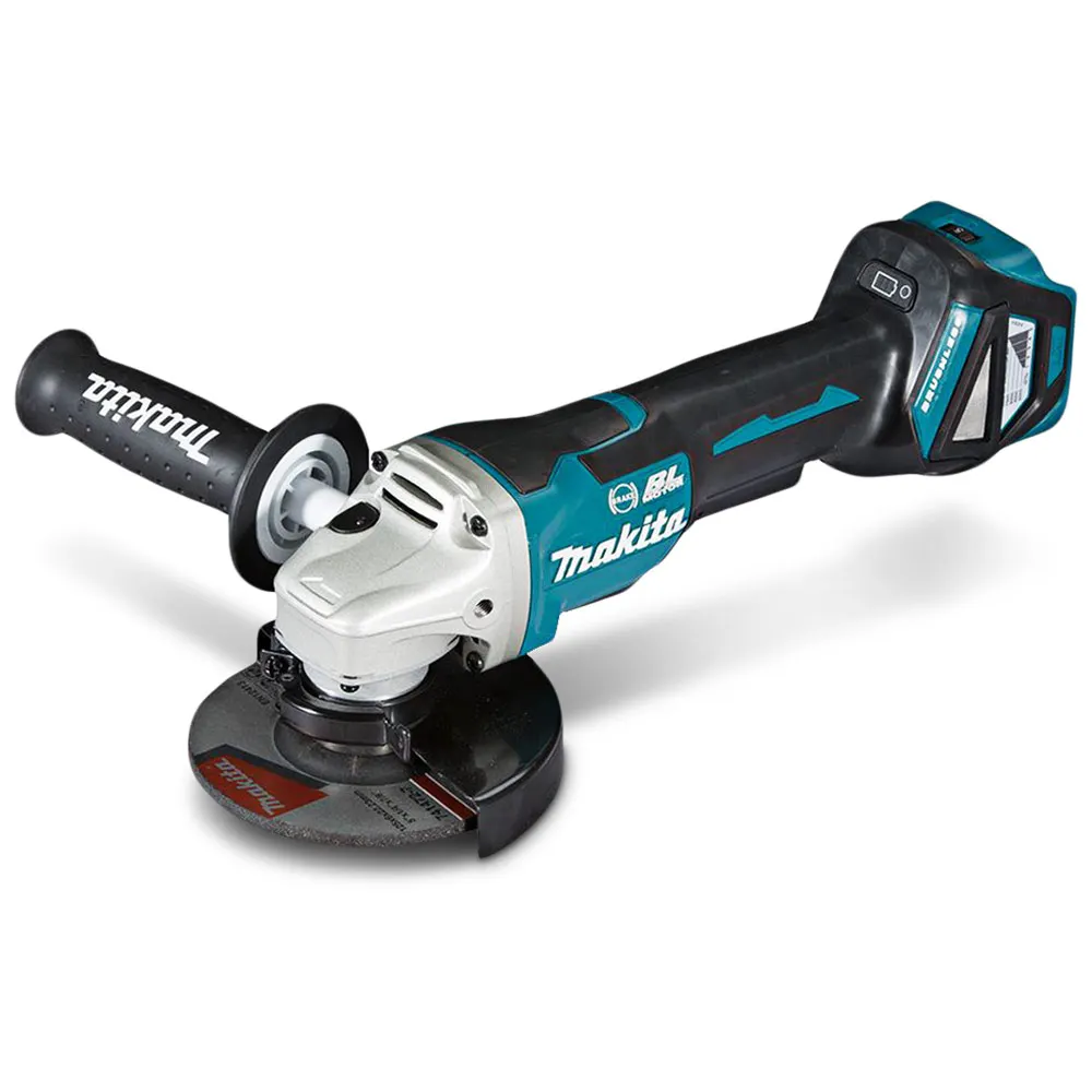 MAKITA 18V 125mm Brushless Paddle Switch Angle Grinder Kit DGA517RTE