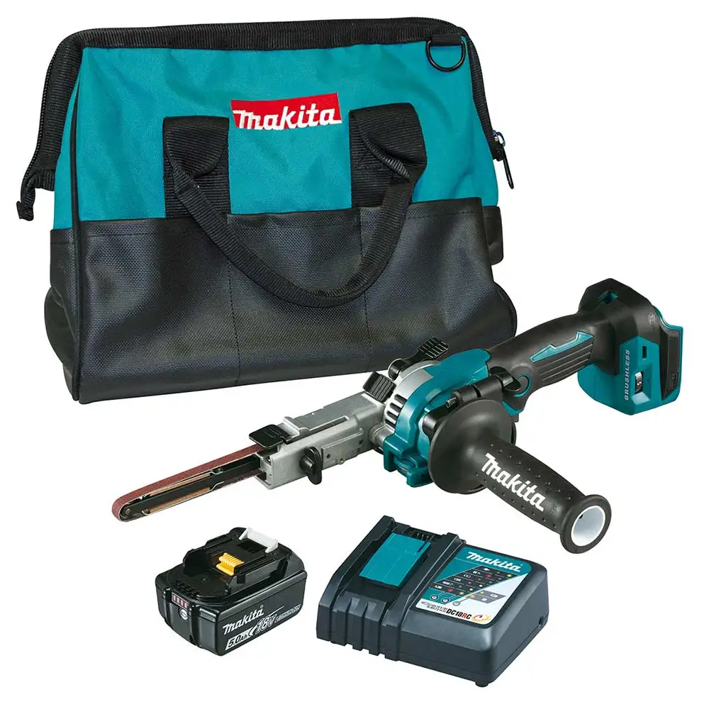 MAKITA 18V Brushless 9mm 1 x 5.0Ah Power File Kit DBS180RTX1