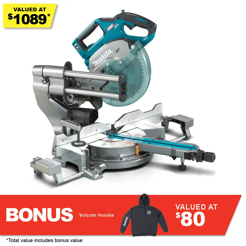 MAKITA 40V Max Brushless 216mm Slide Compound Saw Skin LS002GZ
