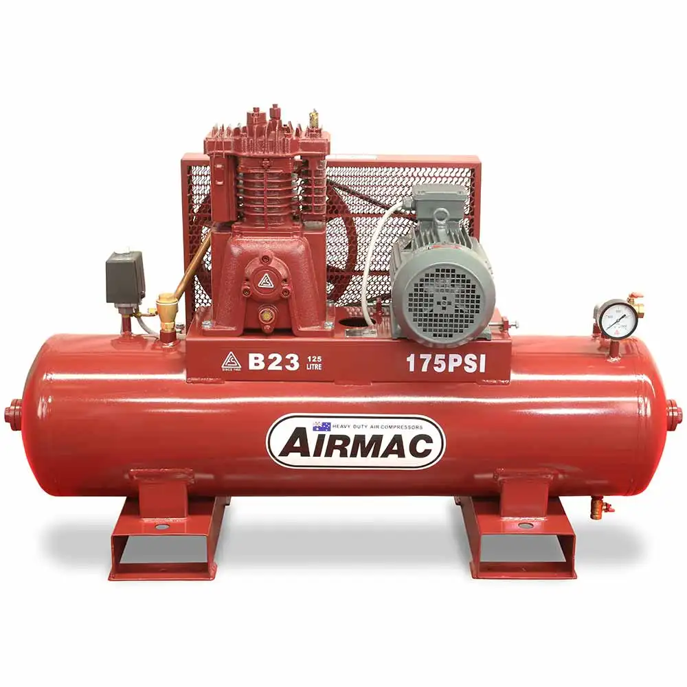 AIRMAC 415V 4hp 125l 325 L/Min Air Compressor AM B23 415V