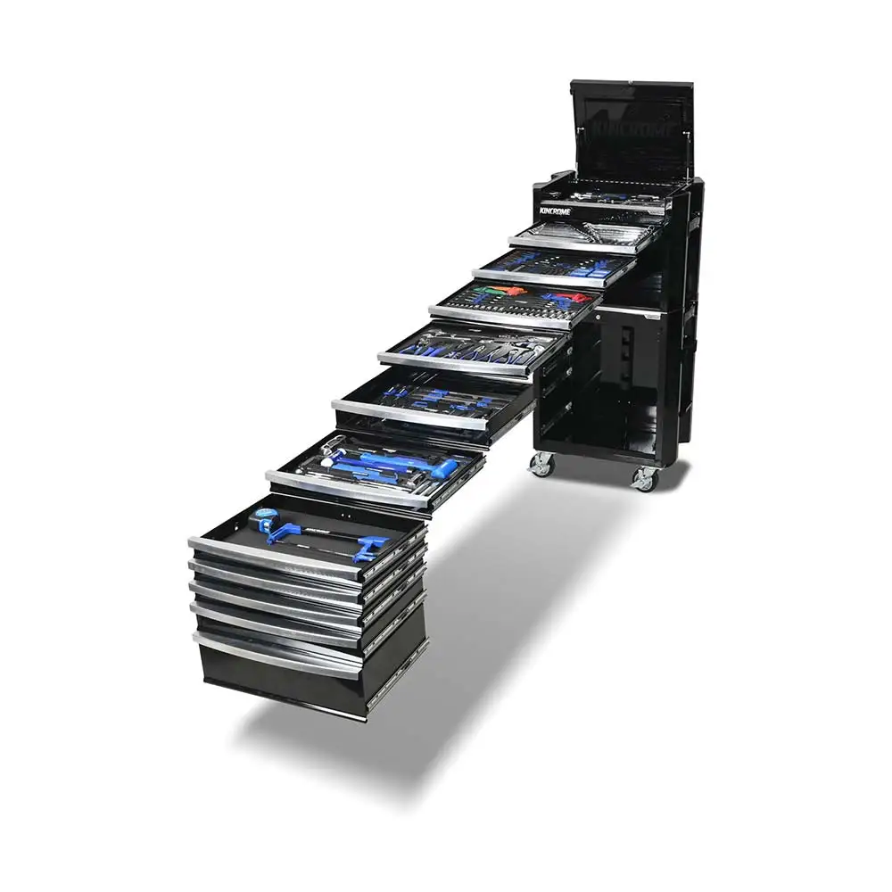 KINCROME 29" 11 Drawer Contour Workshop Tool Kit Black - 471 Piece K1952B