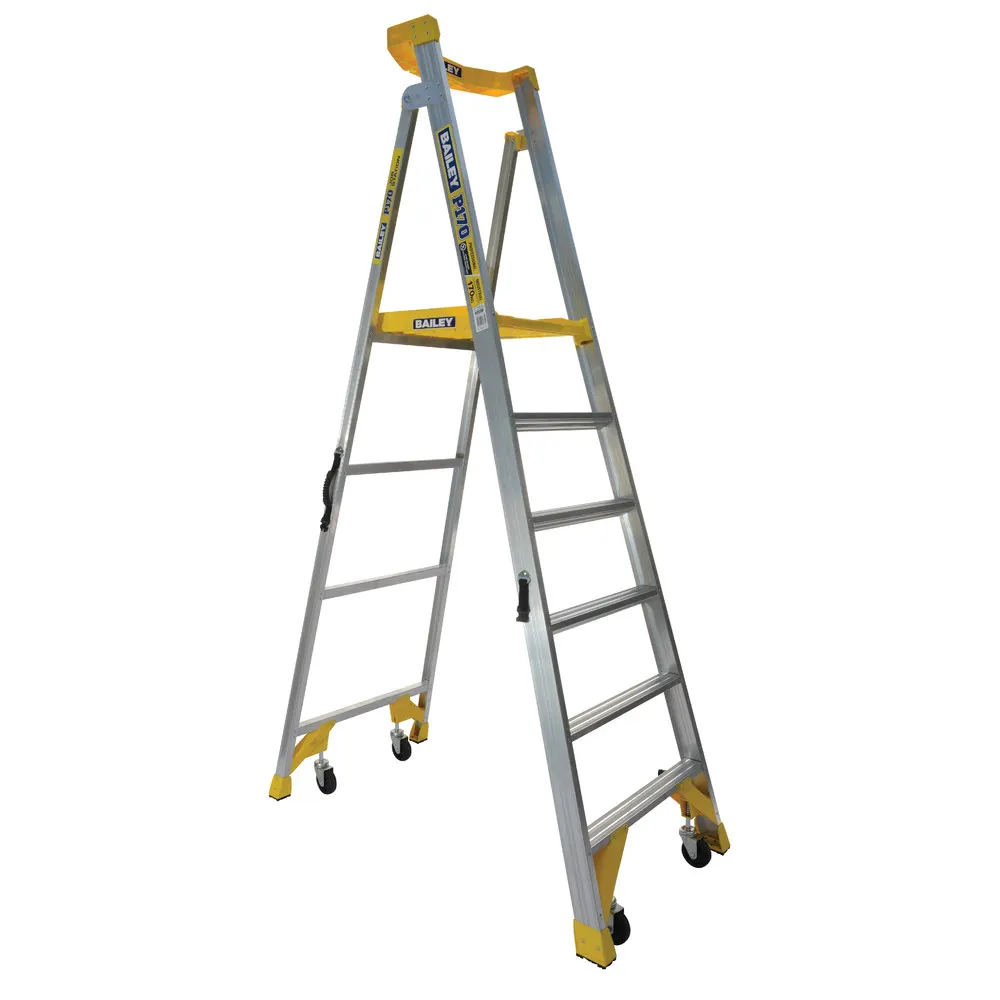 BAILEY 1.8m 170kg Aluminium Job Station Platform Stepladder FS13541