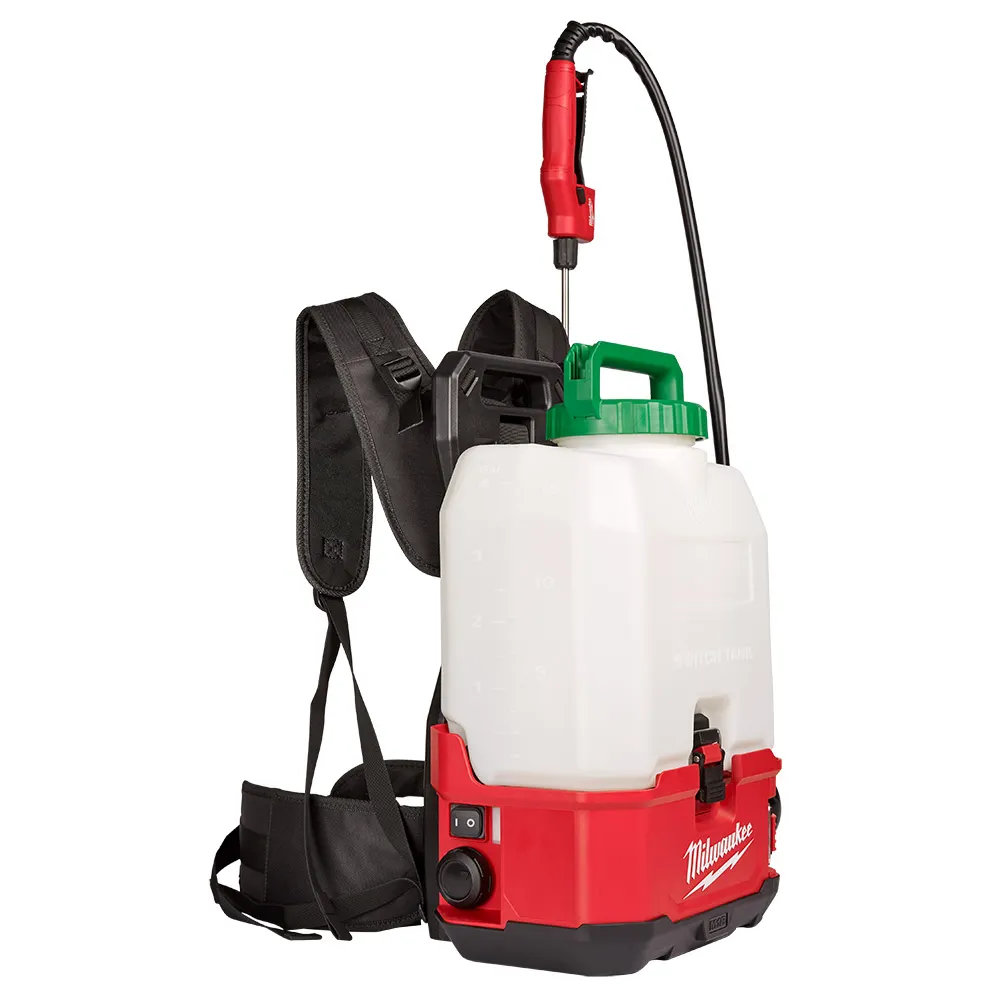 MILWAUKEE 18V 15L Backpack Chemical Sprayer w/ Powered Base Skin M18BPFPCSA0