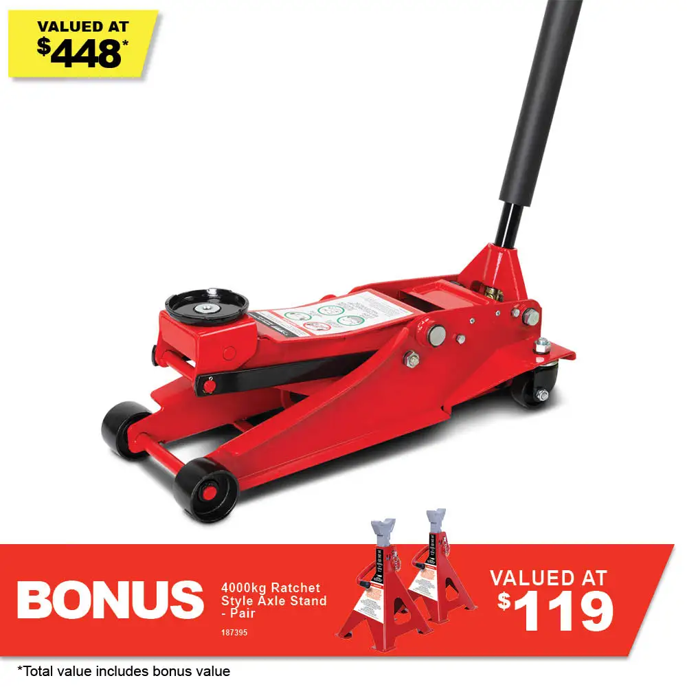 TTI 3000kg 110-505mm Quick Lift Low Profile Trolley Jack TTIWTJ3000