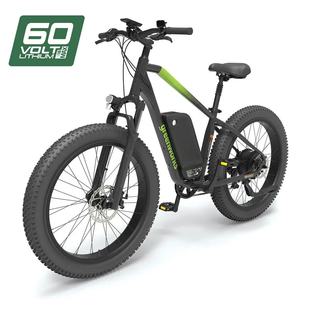 GREENWORKS 60V 26inch Fat Tyre Mountain E-Bike Skin 7427402T