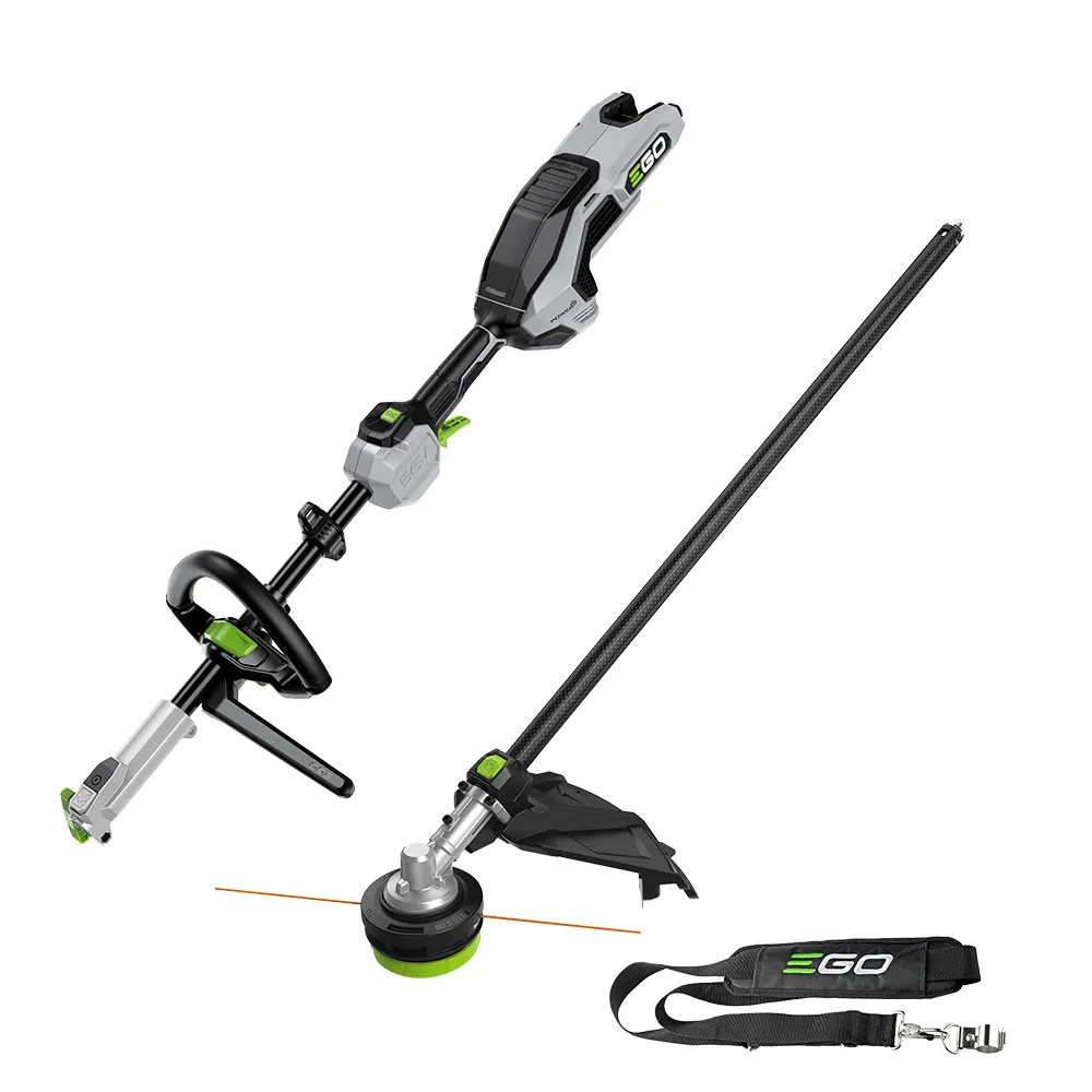 EGO POWER+ 56V Brushless Multi-Tool Power Head Carbon Fibre Shaft w/ Powerload Line Trimmer Attachment MST1600E