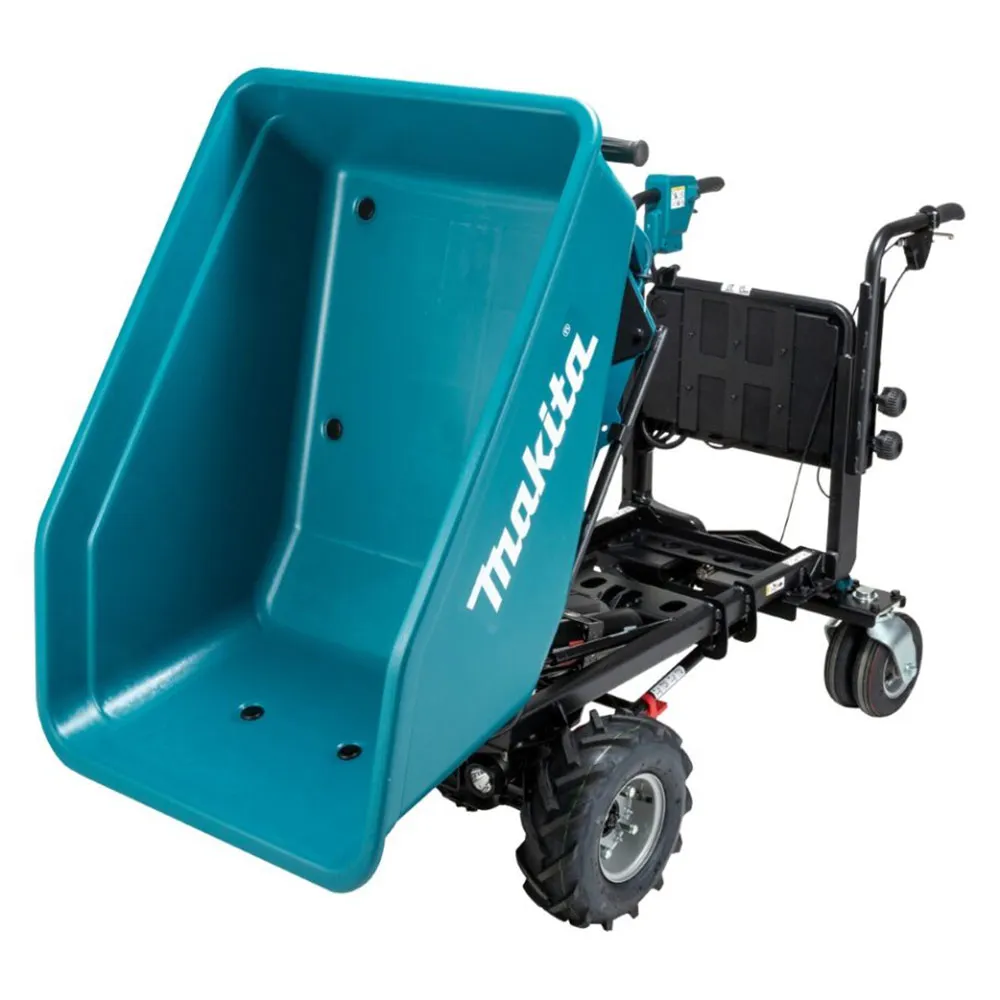 MAKITA 18Vx2 Brushless Wheelbarrow Skin w/ Electric Dump & Bucket DCU602Z