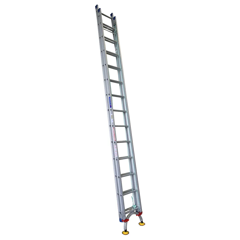 INDALEX 150kg Pro 4.4m-7.8m Aluminium Extension Ladder with Level-Arc PROX26
