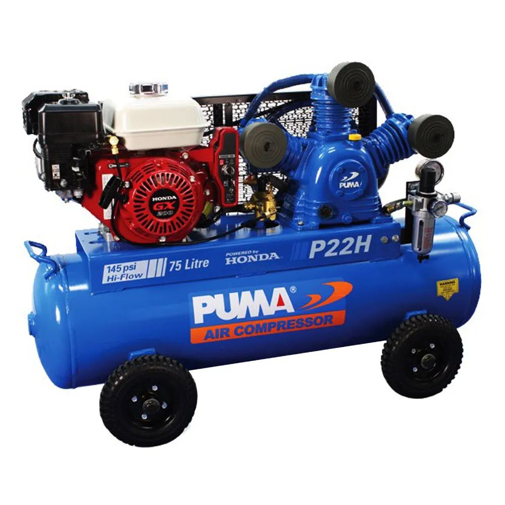 PUMA 6.5HP 440L/min Electric Start Honda Petrol Compressor PUP22HES