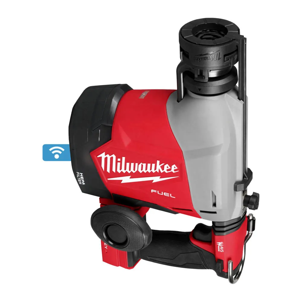 MILWAUKEE 18V Brushless FUEL 16mm Overhead SDS Plus Rotary Hammer with Integrated Dust Extractor and ONE-KEY Skin M18FHAFOH160