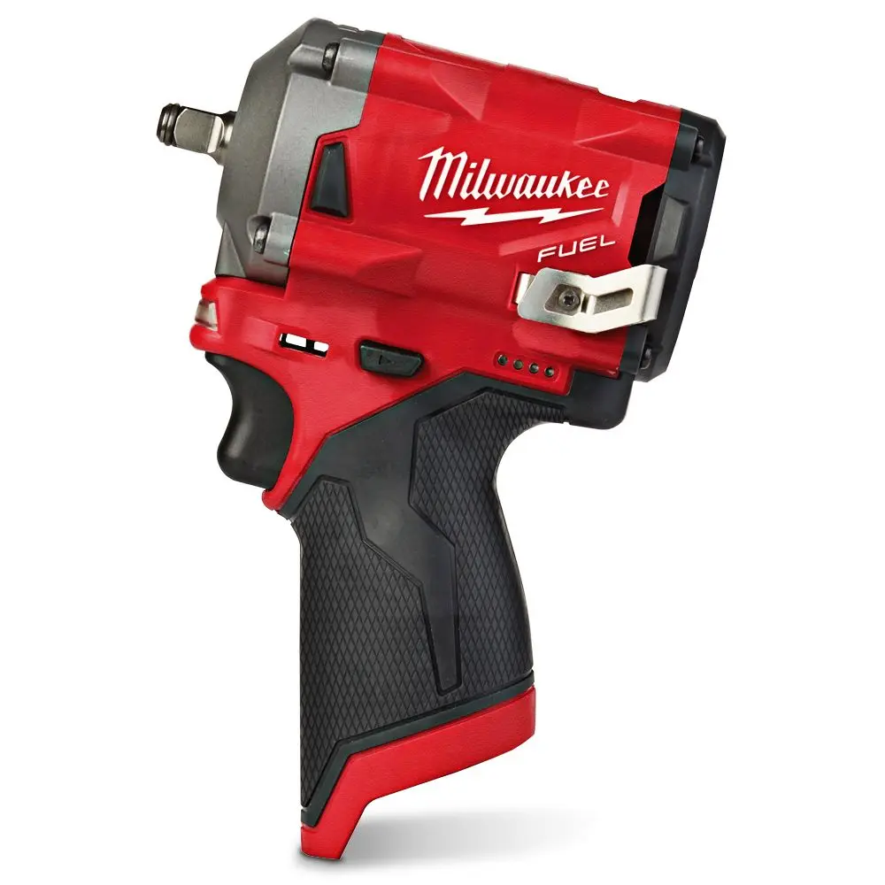 MILWAUKEE 12V FUEL 3/8inch Stubby Impact Wrench Skin M12FIW38-0