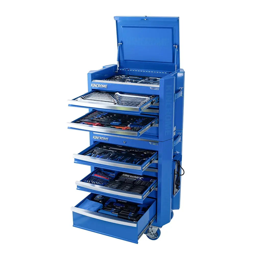 KINCROME 29inch 11 Drawer Contour Chest Tool Trolley Kit - 291 Piece K1985TT