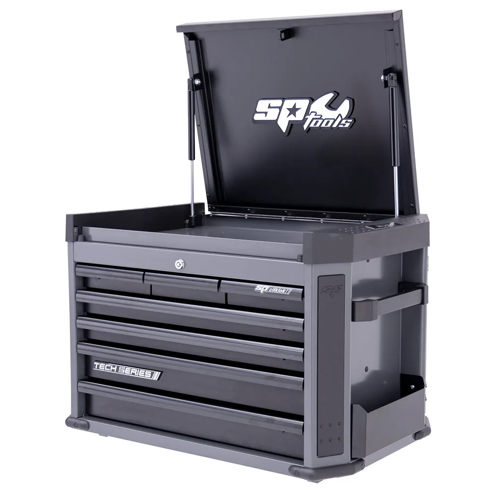 SP TOOLS 7 Drawer Diamond Black Tech Series Tool Box SP42205D