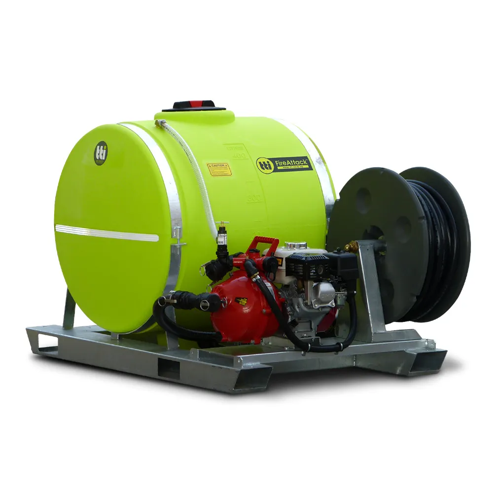TRANS TANK INTERNATIONAL 400L FireAttack Deluxe Slip-On Skid Fire Fighting Unit I-08697