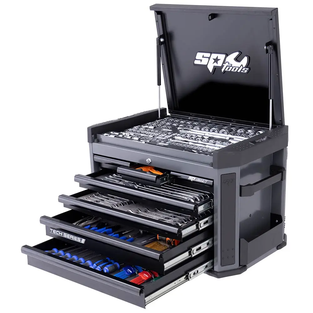 SP Tools Metric/SAE Diamond Black Tech Series Tool Kit - 335 Piece SP52275D