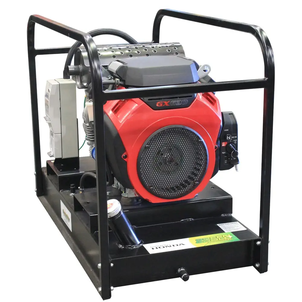 GENELITE 12.5kVA HONDA Petrol Generator Electric Start 50Ltr FBT Three Phase GH12,000E-FBT/3