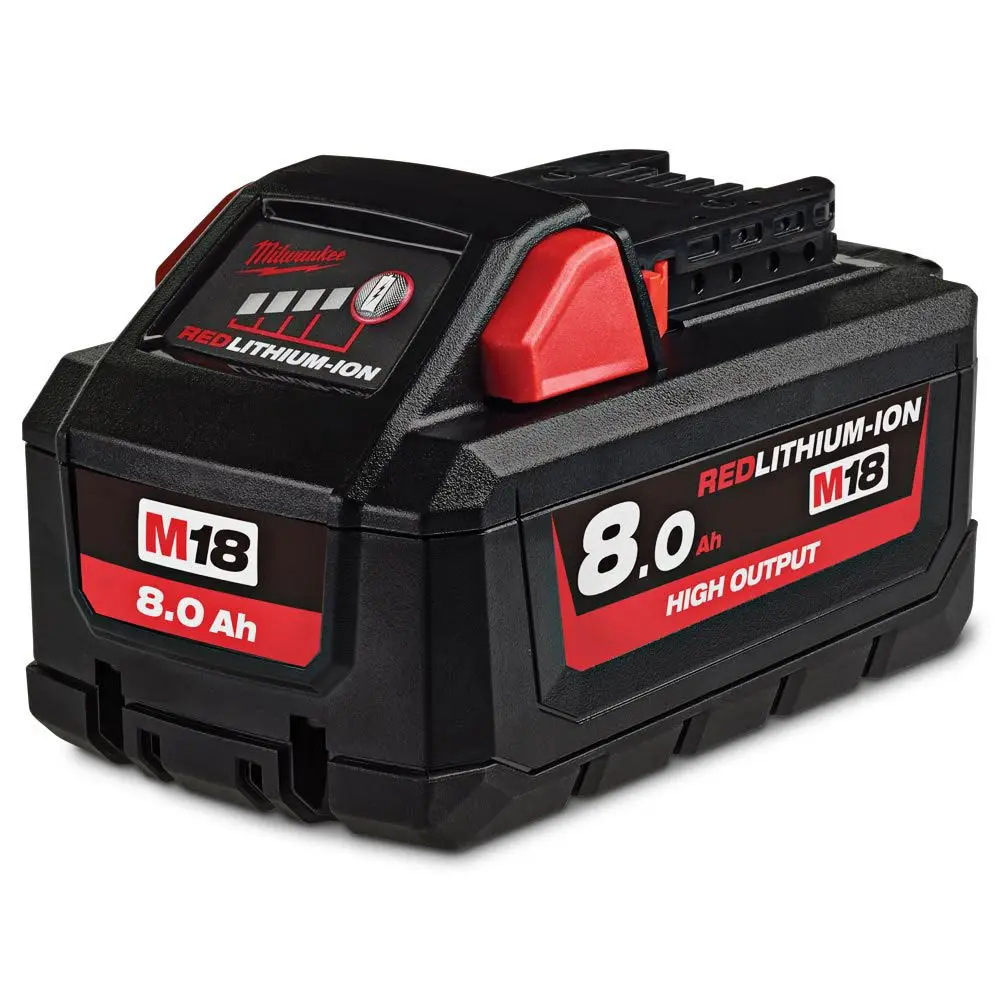 MILWAUKEE 18V REDLITHIUM 8.0Ah High Output Battery M18HB8
