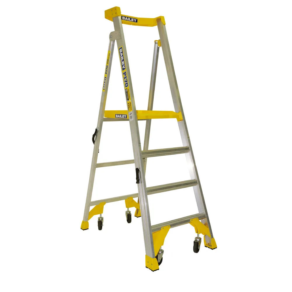 BAILEY 1.2m 170kg Aluminium Job Station Platform Stepladder