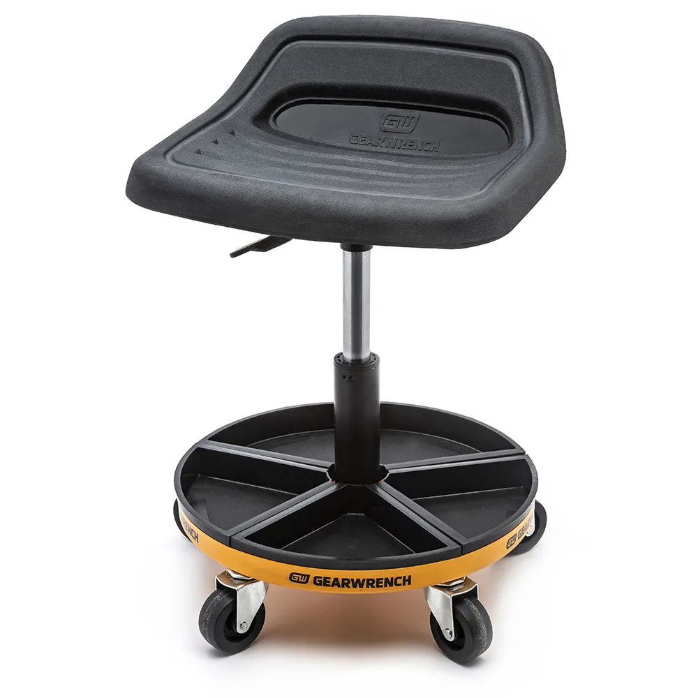GEARWRENCH Adjustable Height Swivel Mechanics Seat 18inch to 22inch 86994