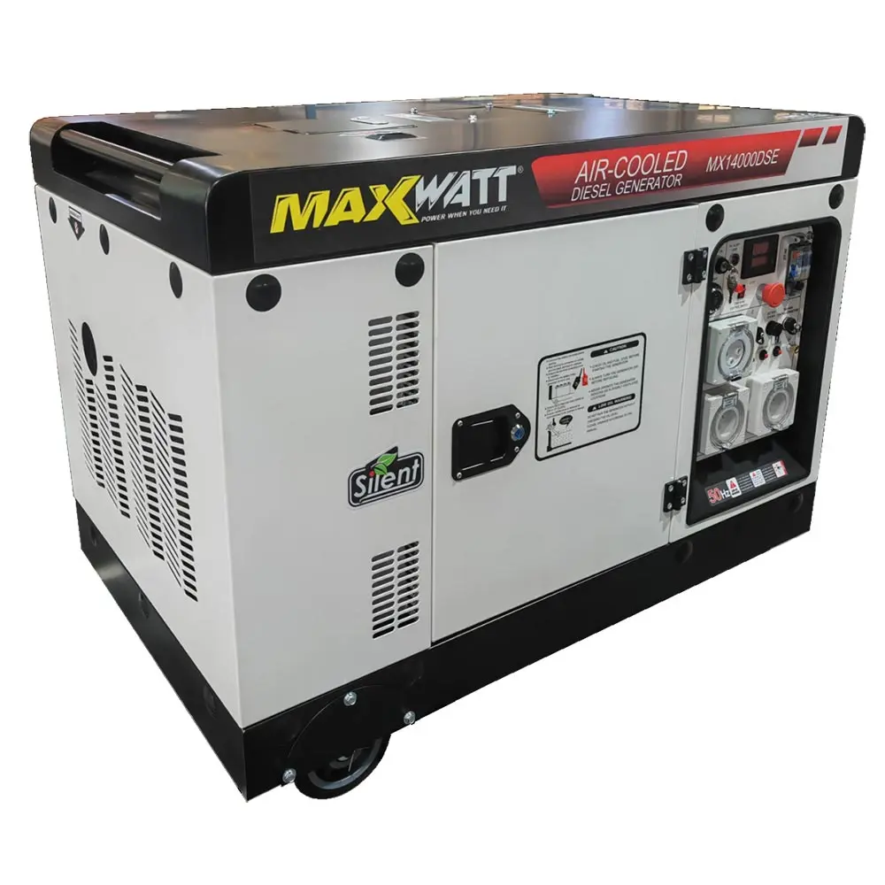 MAXWATT 13KVA Electric Start Diesel Silent Generator MX14000DSE