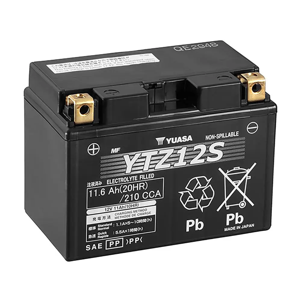YUASA MOTORCYCLE YTZ12S FA Motorcycle Battery 156029